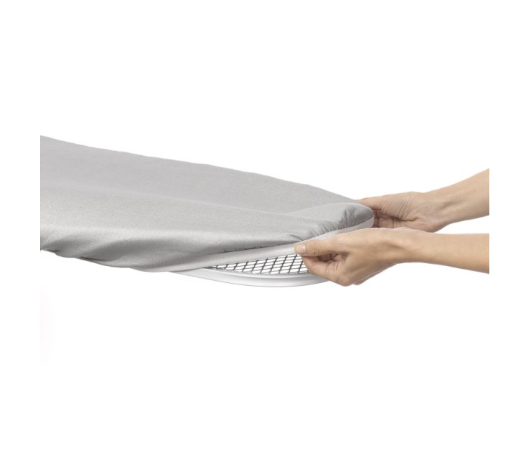 Ткань для гладильной доски, двусторонняя резинка Premium 127x51см
