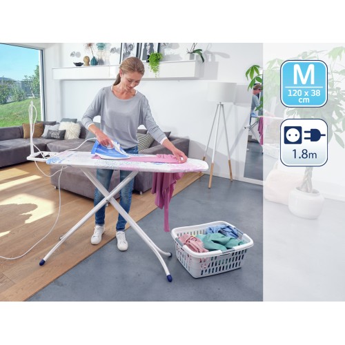 LEIFHEIT Gludināmais dēlis Classic M Basic Plus 120x38cm LEIFHEIT Gludināmais dēlis Classic M Basic Plus 120x38cm