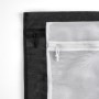 Clothes Wash Bag Set 2pcs 50x40cm black/white