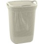 Laundry box Knit 57L 45,2x34,1x61,4cm white