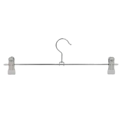 Metallist riidepuu silikoonklambritega, 35 cm