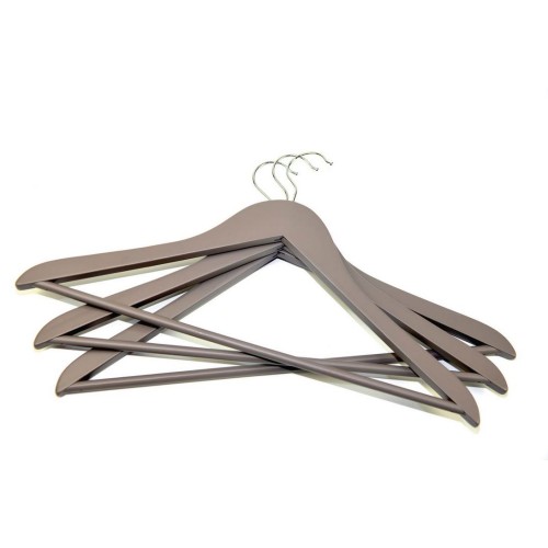 Rõivaklambrid 3 tk puidust 44,5cm, must/sinine/valgushall/valge, sorteeritud