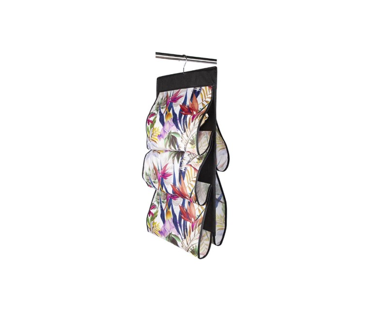 5 handbags Floral Beauty hanging organiser