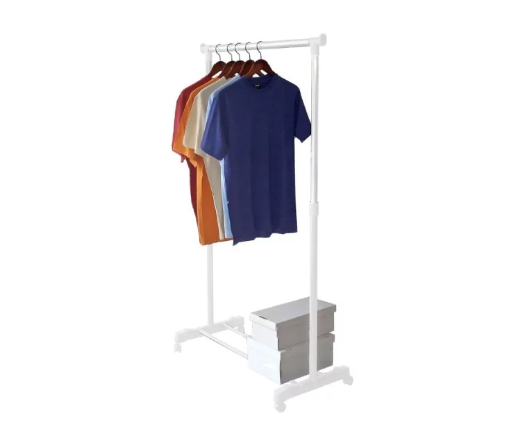 Deluxe riidehoidja valge 88x43x98-175cm valge Deluxe riidehoidja valge 88x43x98-175cm valge