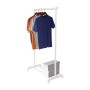 Deluxe Clothes Rack White 88x43x98-175cm white