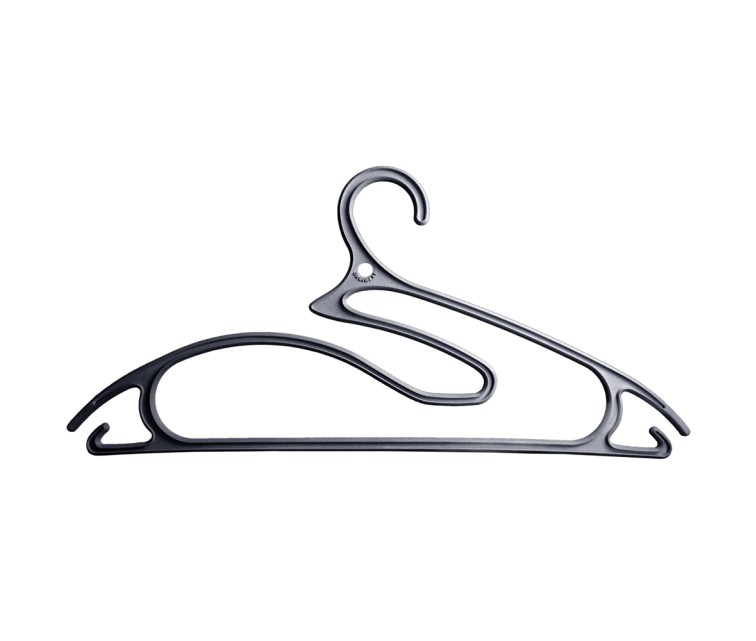 Clothes hangers 5in1 3gb, plastic, grey