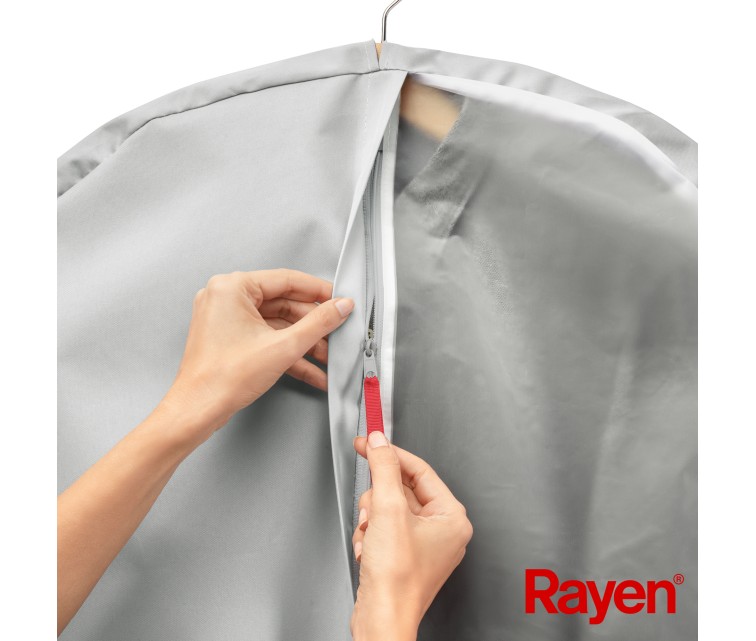 Garment bag M Premium grey 60x135cm