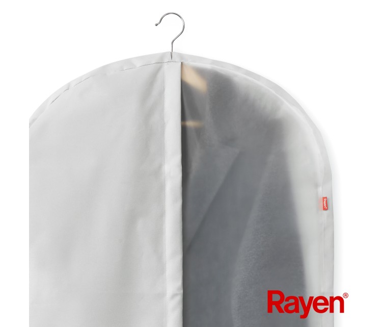 Garment bag L Premium grey 60x150cm