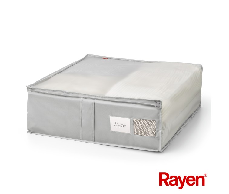 Premium grey blanket box 65x55x20cm