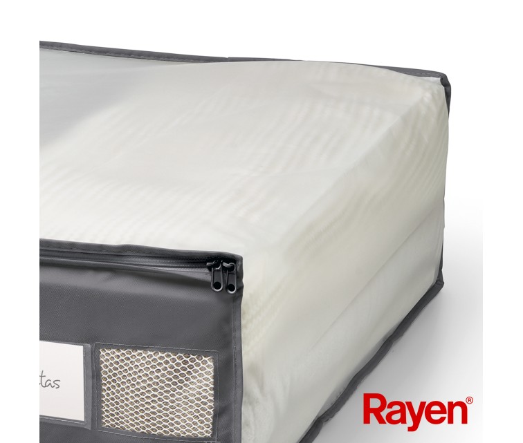 Ящик для одеял Premium темно-серый 65x55x20см