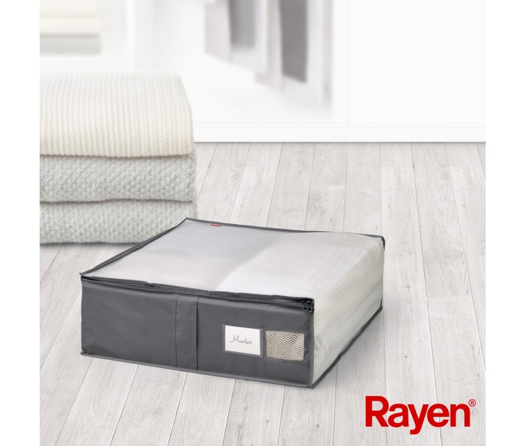 Premium blanket box dark grey 65x55x20cm