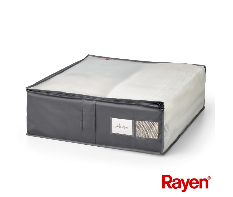 Ящик для одеял Premium темно-серый 65x55x20см