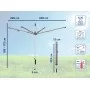 LEIFHEIT veļas žāvētājs rotējošs Linomatic 600 Plus LEIFHEIT veļas žāvētājs rotējošs Linomatic 600 Plus