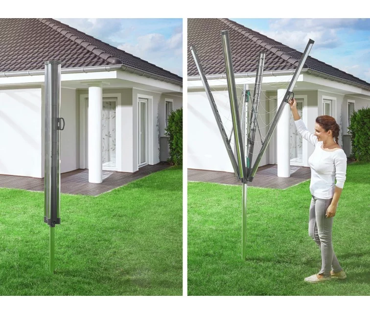 LEIFHEIT veļas žāvētājs rotējošs Linomatic 600 Plus LEIFHEIT veļas žāvētājs rotējošs Linomatic 600 Plus