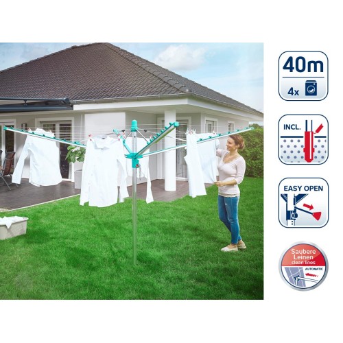 LEIFHEIT Veļas žāvētājs rotējošs Linomatic 400 Easy