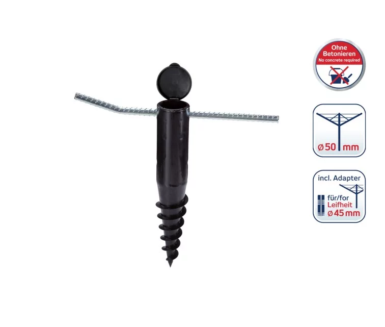 LEIFHEIT Screw-in pin for rotary dryer LEIFHEIT Screw-in pin for rotary dryer