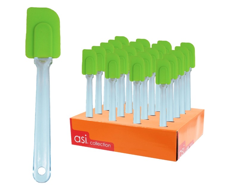 Silicone spatula green