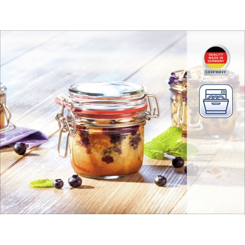 LEIFHEIT Hermētiska burciņa stikla 135ml  LEIFHEIT Hermētiska burciņa stikla 135ml