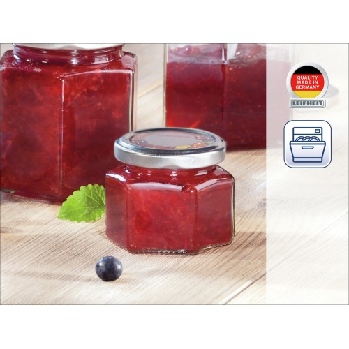 LEIFHEIT Sešstūra burciņa stikla 106ml LEIFHEIT Sešstūra burciņa stikla 106ml