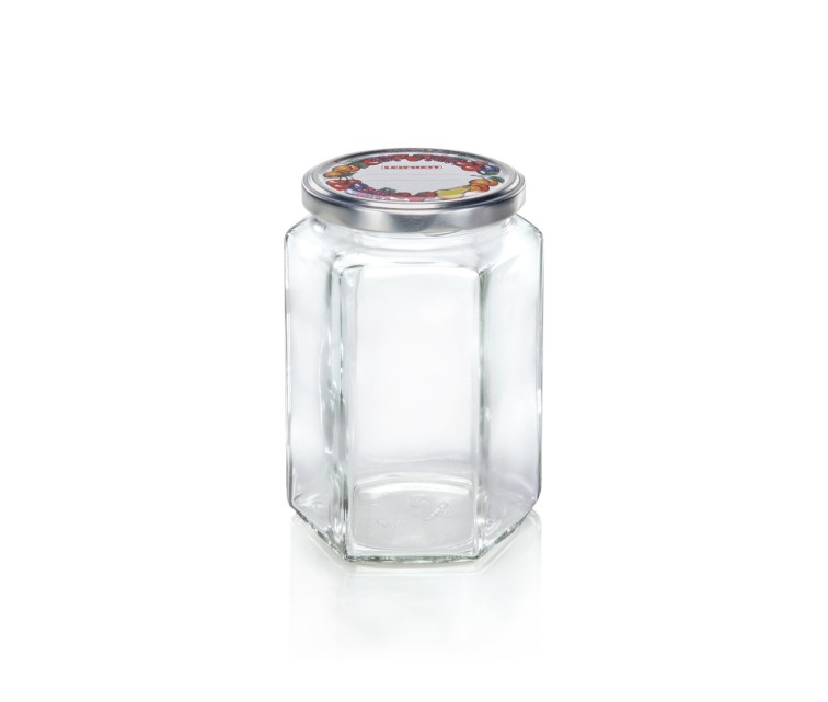 LEIFHEIT Hexagonal glass jar 770ml