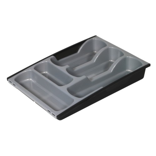 Tableware dish 30x42x6,4cm black/silver Tableware dish 30x42x6,4cm black/silver