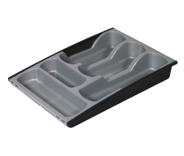 Tableware dish 30x42x6,4cm black/silver