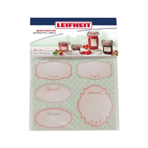 LEIFHEIT Jar decorating sticker set pastel LEIFHEIT Jar decorating sticker set pastel