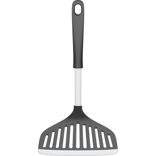 Wide blades perforated nylon with silicone edge Wide blades perforated nylon with silicone edge