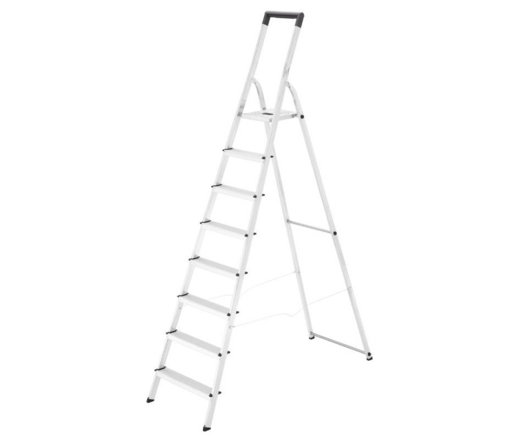 Household ladder Selekta L40 BasicLine / aluminium / 8 steps