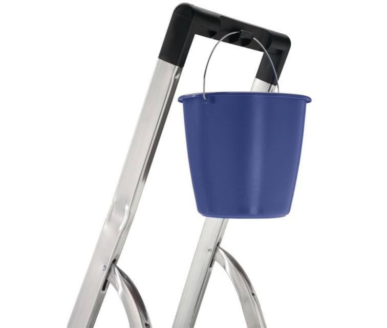 Household ladder Selekta L40 BasicLine / aluminium / 4 steps