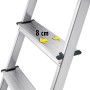 Household ladder L60 StandardLine / aluminium / 4 steps