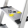 Household ladder L80 ComfortLine / aluminium / 6 steps