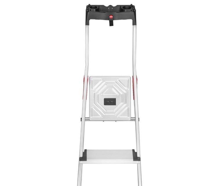 Household ladder L80 ComfortLine / aluminium / 4 steps