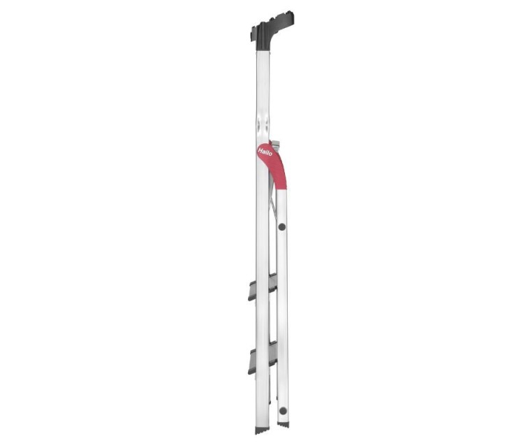 Household ladder L80 ComfortLine / aluminium / 3 steps