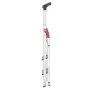 Household ladder L80 ComfortLine / aluminium / 3 steps Household ladder L80 ComfortLine / aluminium / 3 steps