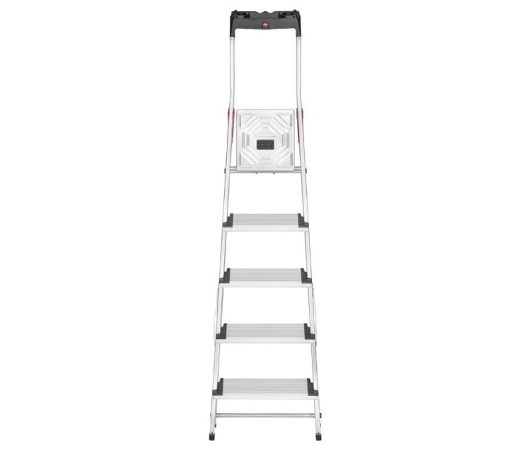 Household ladder L80 ComfortLine / aluminium / 5 steps