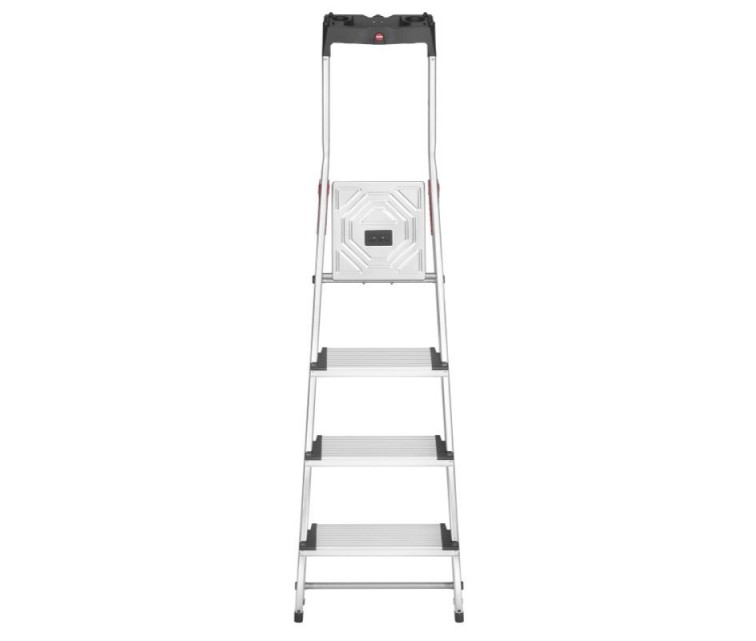 Household ladder L80 ComfortLine / aluminium / 4 steps