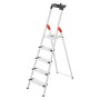 Household ladder L80 ComfortLine / aluminium / 5 steps