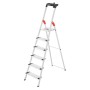 Household ladder L80 ComfortLine / aluminium / 6 steps