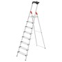 Household ladder L80 ComfortLine / aluminium / 8 steps