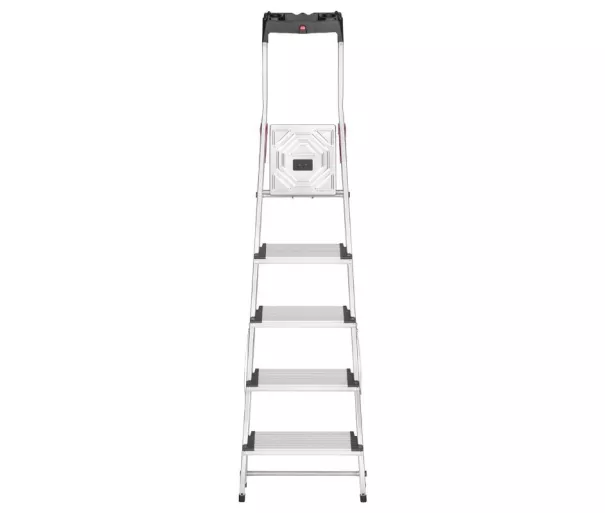 Household ladder L80 ComfortLine / aluminium / 5 steps