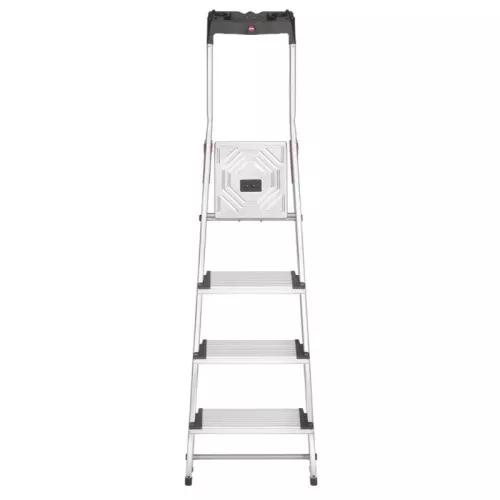 Household ladder L80 ComfortLine / aluminium / 4 steps