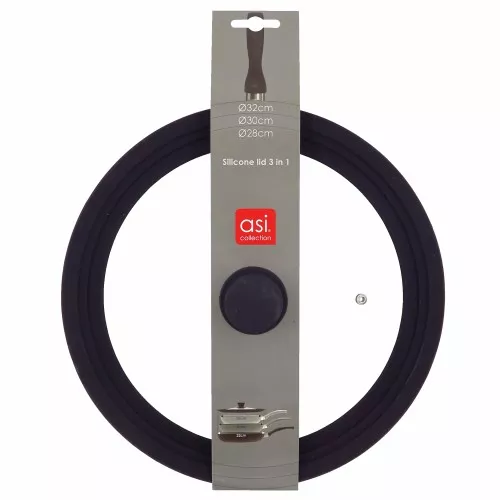 Universalus dangtelis su silikoniniu kraštu 3in1 Ø28/30/32cm