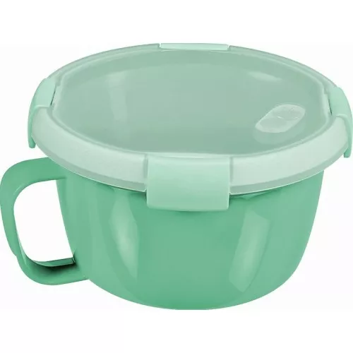 Pārtikas trauks Noodles apaļš 0,9L Smart To Go Ø16x10cm maigi zaļš