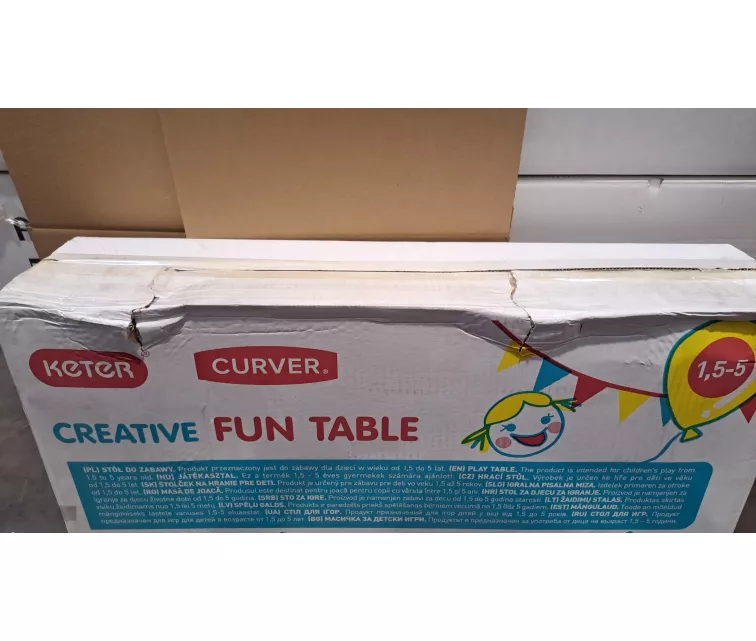 ( DAMAGED PACKAGING )  Creative Fun Table green/purple
