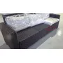 ( ДЕФЕКТ )   Диван садовый трехместный California 3 Seater Sofa коричневый