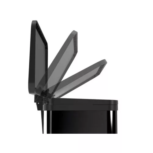 Waste sorting bin with pedal Öko duo Plus M / 2x9L / black