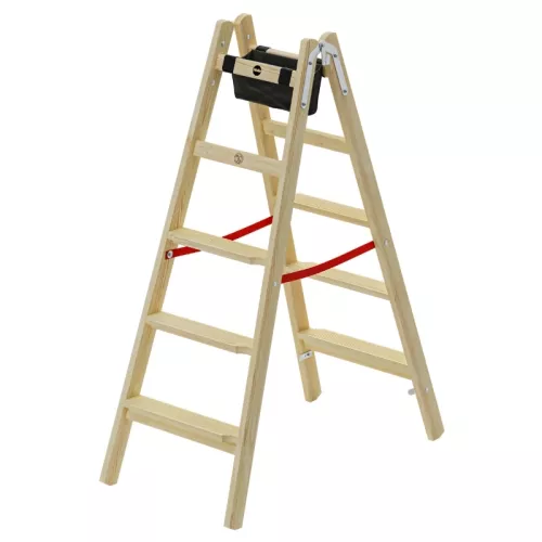 Kāpnes divpusējās H77 ComfortLine / koka / 2x5 pakāpieni