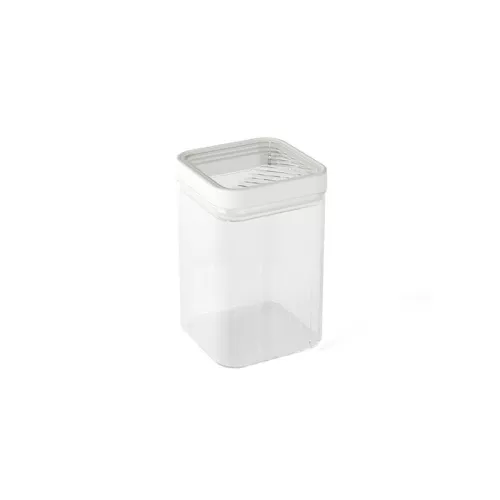 Sauso maisto laikymo indas 1,2 l Kara skaidrus/baltas