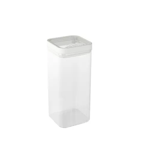 Sauso maisto laikymo indas 1,8 l Kara skaidrus/baltas